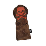 Baseball Glove Leather Camo Skull & Bones Driver Headcover - Robert Mark Golf