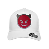 NEW! The RMG Red Demon Emoji Flexfit Snapback 110 Baseball Hat - Robert Mark Golf