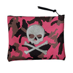 New! LTD Edition! Hot Pink Urban Camo Skull & Bones Valuables Bag - Robert Mark Golf
