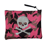 New! LTD Edition! Hot Pink Urban Camo Skull & Bones Valuables Bag - Robert Mark Golf