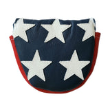 NEW! Custom "USA Flag" Putter Cover fits CENTER SHAFT Mallet Putters!