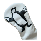 NEW! One-Of-A-Kind! Penguin With Guns, "FREEZE!" Fairway Wood Headcover!