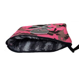 New! LTD Edition! Hot Pink Urban Camo Skull & Bones Valuables Bag - Robert Mark Golf