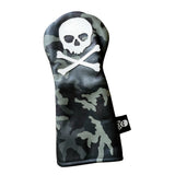 Limited Edition! Urban Camo, Skull & Bones Driver Headcover - Robert Mark Golf