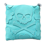 One-Of-A-Kind! Tiff Blue Camo Skull & Bones for Taylormade Spider or Scotty Cameron Mallet Putter Cover - Robert Mark Golf