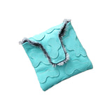 One-Of-A-Kind! Tiff Blue Camo Skull & Bones for Taylormade Spider or Scotty Cameron Mallet Putter Cover - Robert Mark Golf