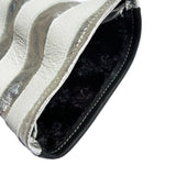 Rugby Style Skull & Bones Silver Metallic Headcover - Robert Mark Golf