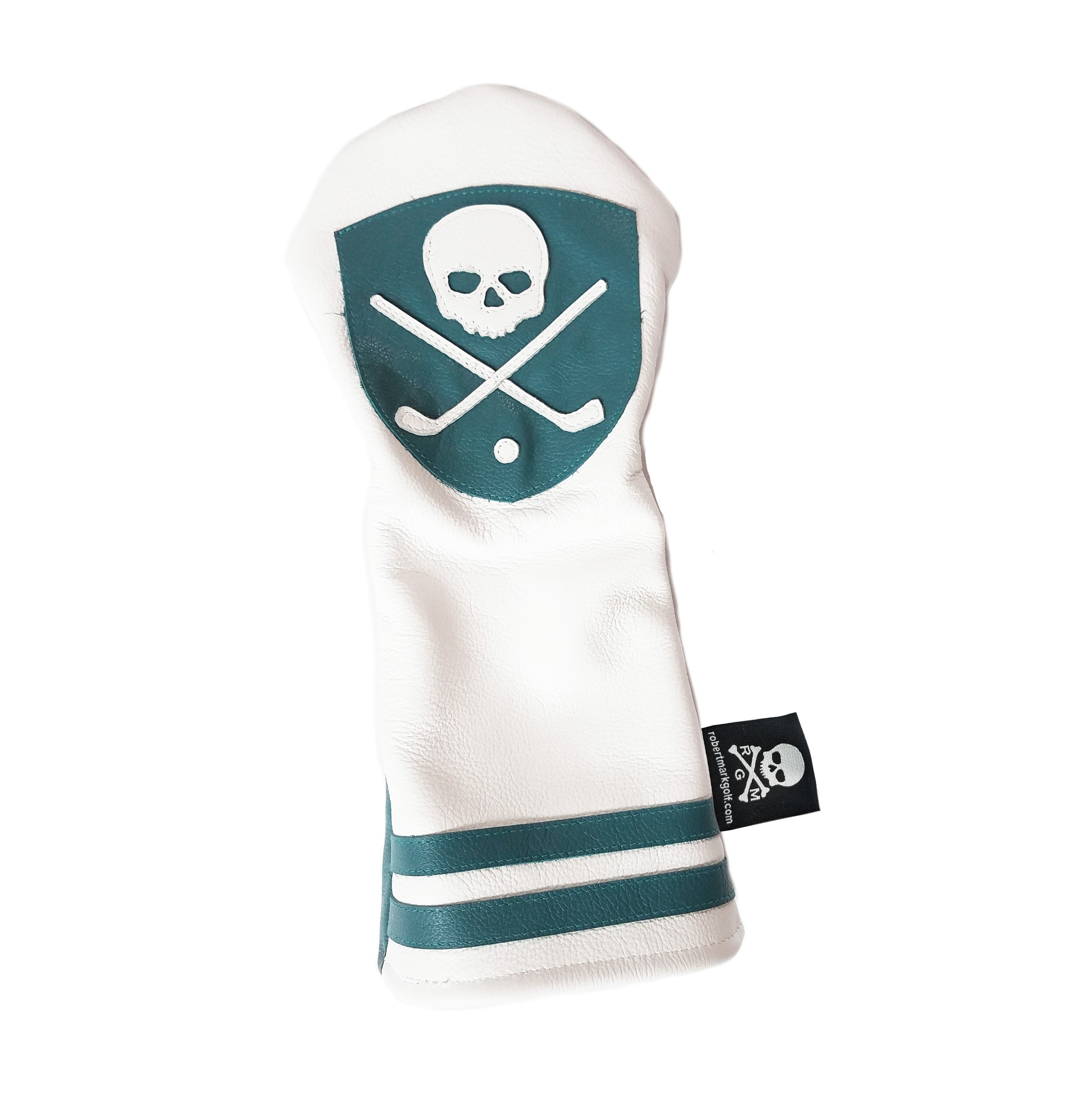 Crest Shield Skull Headcover - Robert Mark Golf