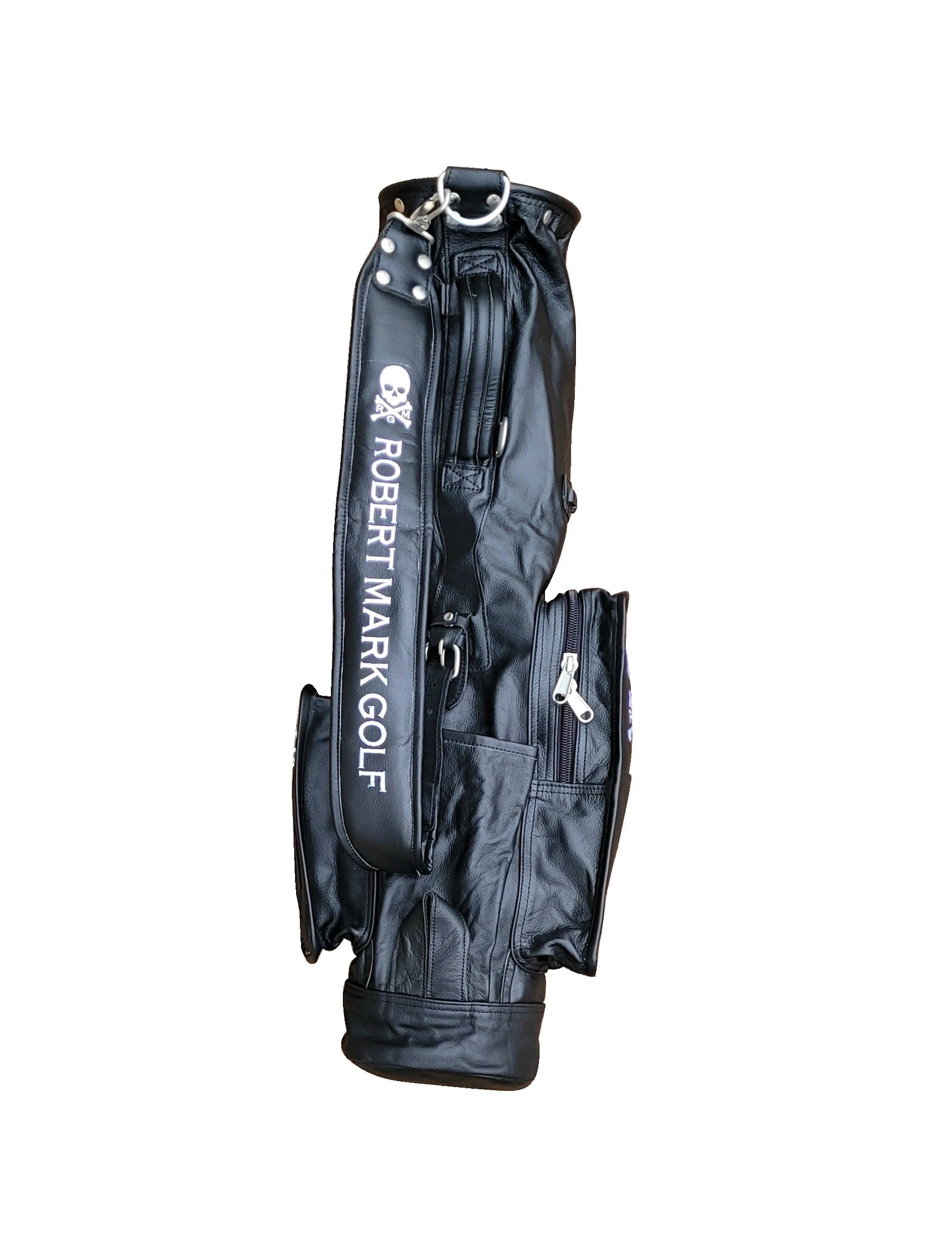 New Release! The 100% Leather, RMG Sunday Carry Golf Bag! Ships immediately! - Robert Mark Golf
