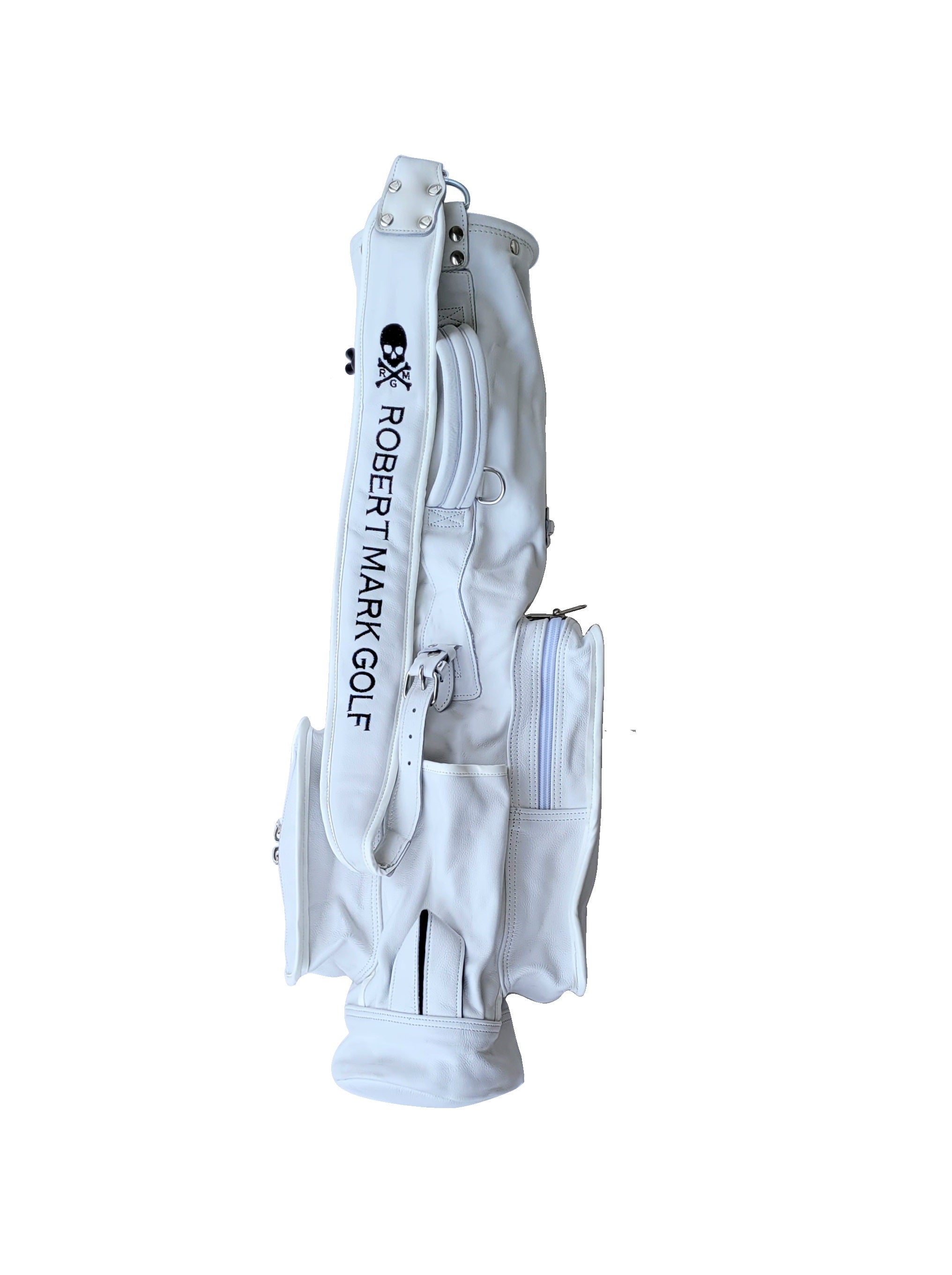 New Release! The 100% Leather, RMG Sunday Carry Golf Bag! Ships immediately! - Robert Mark Golf