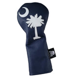 Limited Edition!! The SC Flag Palmetto Navy Blue Fairway Wood Headcover. - Robert Mark Golf