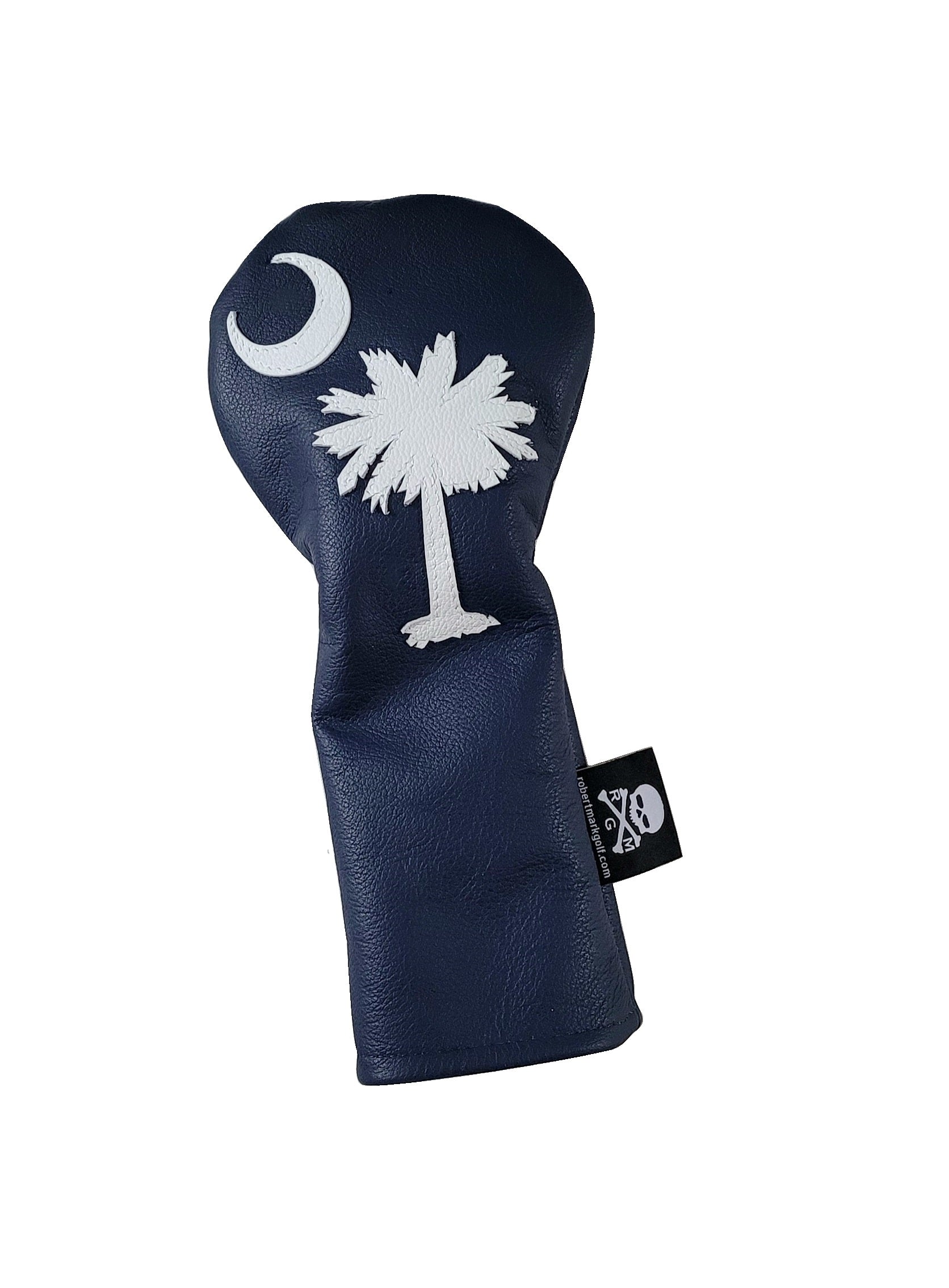 Limited Edition!! The SC Flag Palmetto Navy Blue Fairway Wood Headcover. - Robert Mark Golf