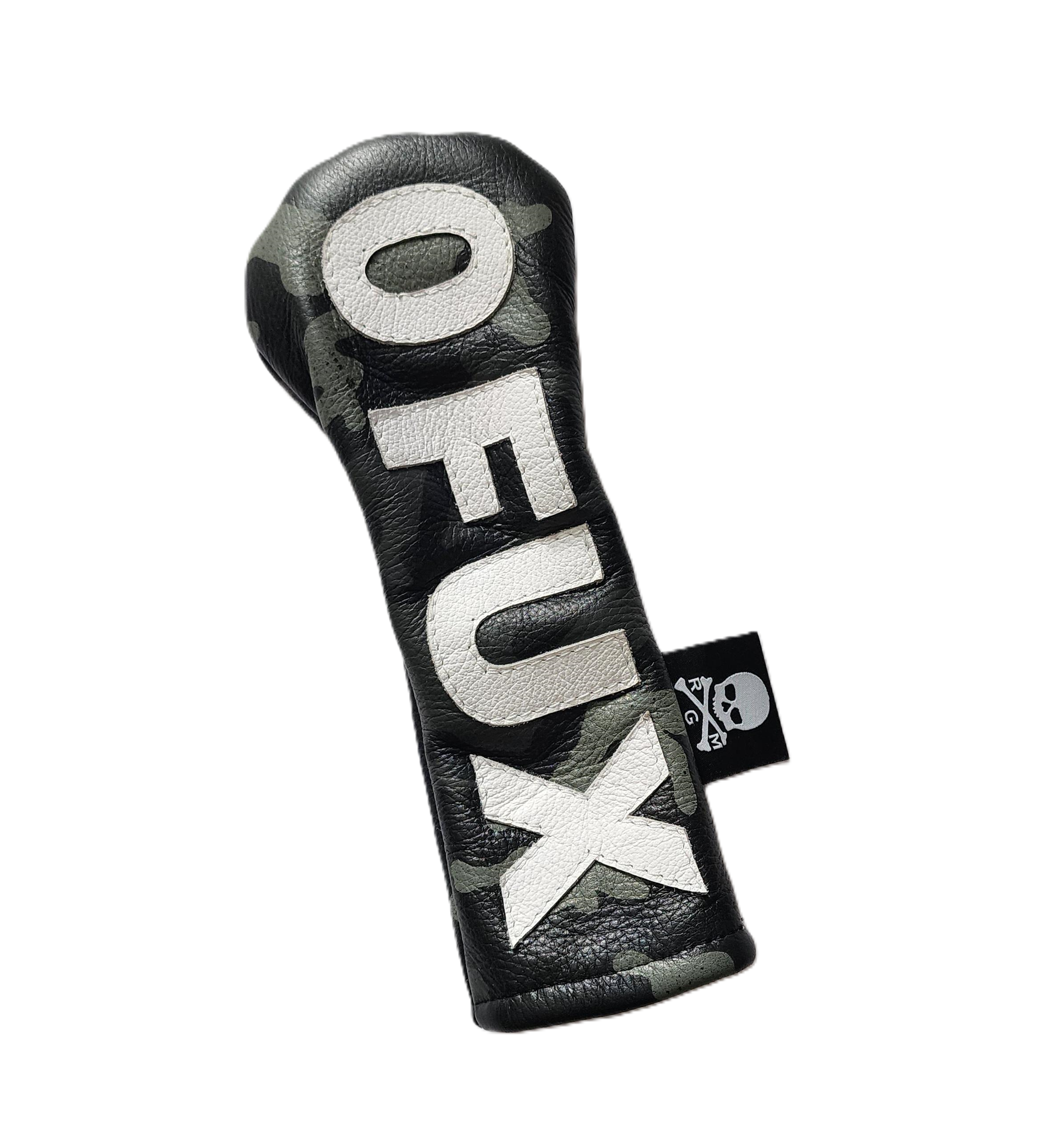 One-Of-A-Kind! The Urban Camo / "0 FUX" Hybrid headcover. - Robert Mark Golf