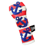One-Of-A-Kind! Nantucket Anchors Hybrid Headcover! - Robert Mark Golf