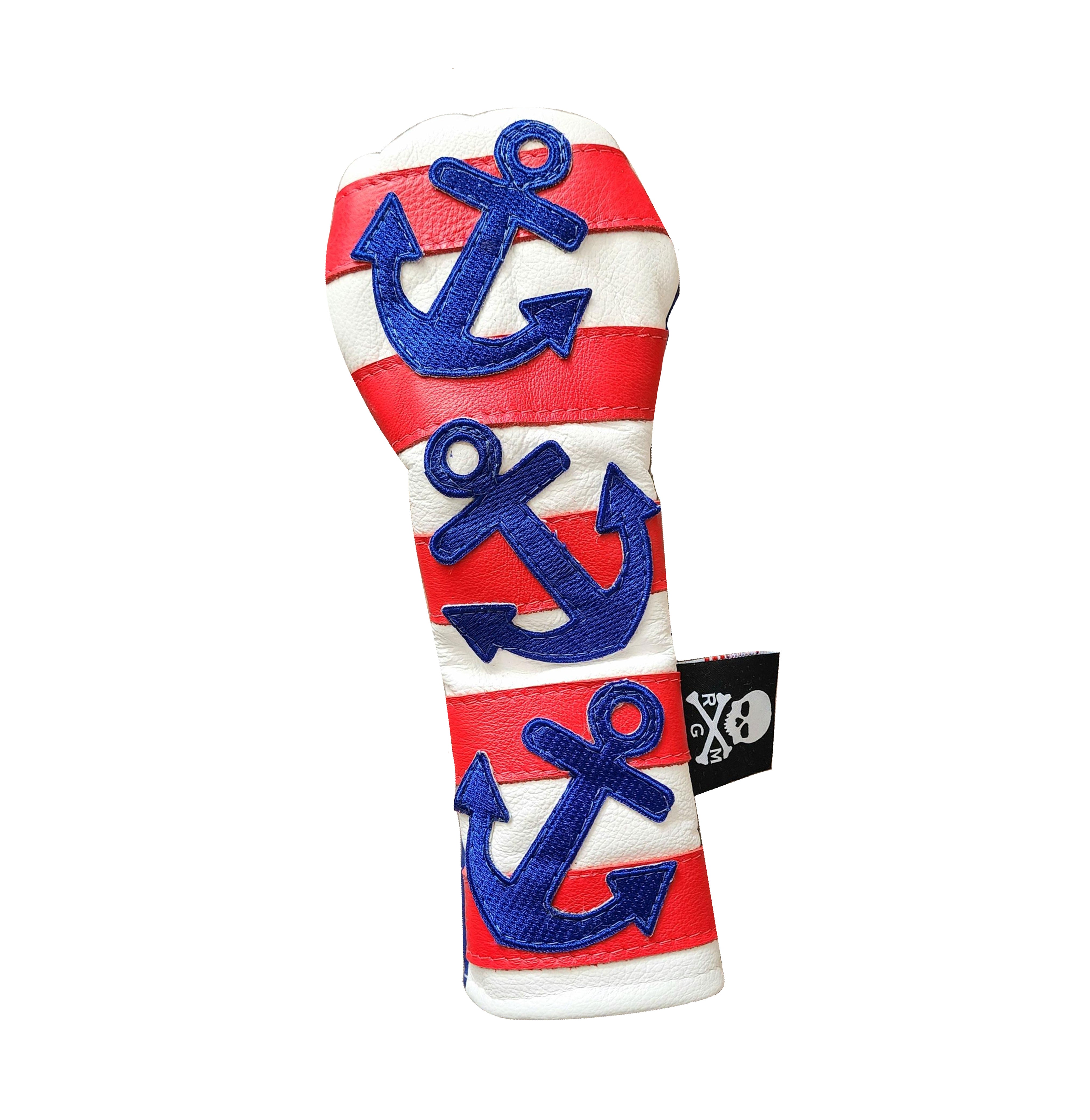 Limited! Nantucket Anchors Hybrid Headcover - Robert Mark Golf