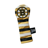 NEW! 1 Off! "Boston Bruins" inspired, hockey patch upcycle, hybrid headcover! - Robert Mark Golf