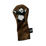 NEW! Baseball Glove leather Panda With Guns Fairway Wood Headcover!