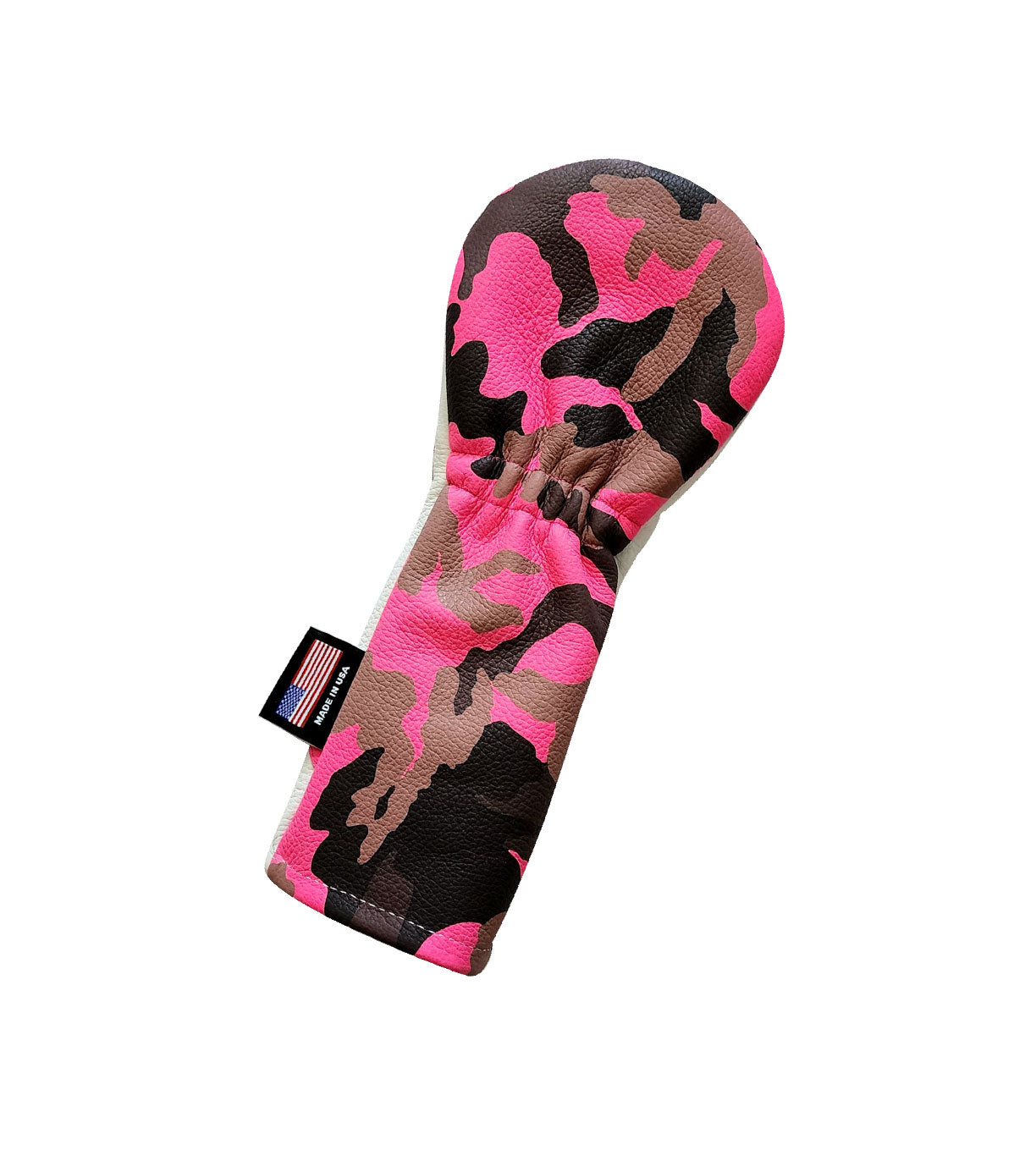 NEW! Hot Pink Urban Camo Skull & Bones & Stripe Fairway Wood Headcover - Robert Mark Golf