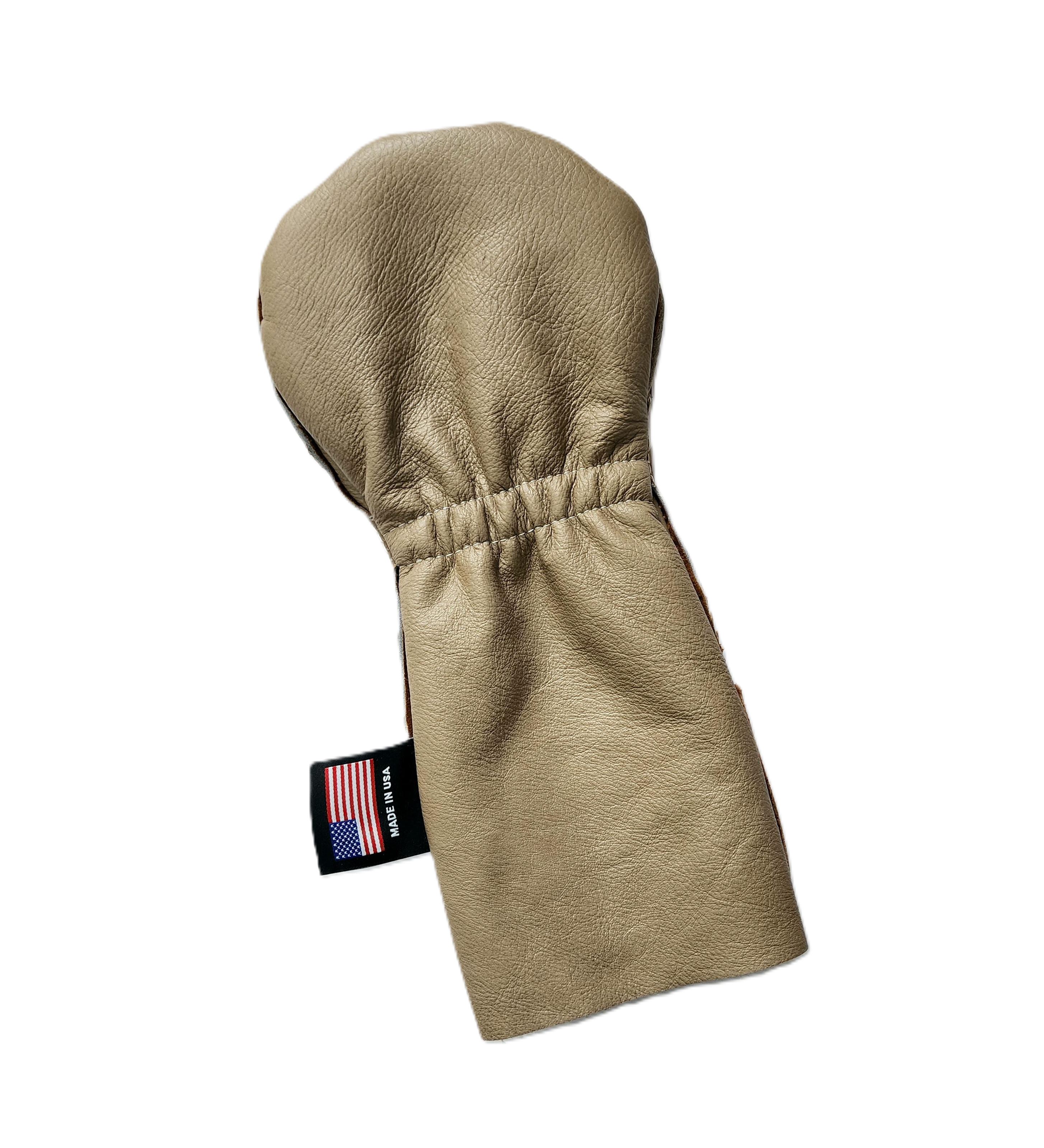 One-Of-A-Kind! Custom, Upcycled Baseball Glove Patchwork Fairway Wood Headcover - Robert Mark Golf