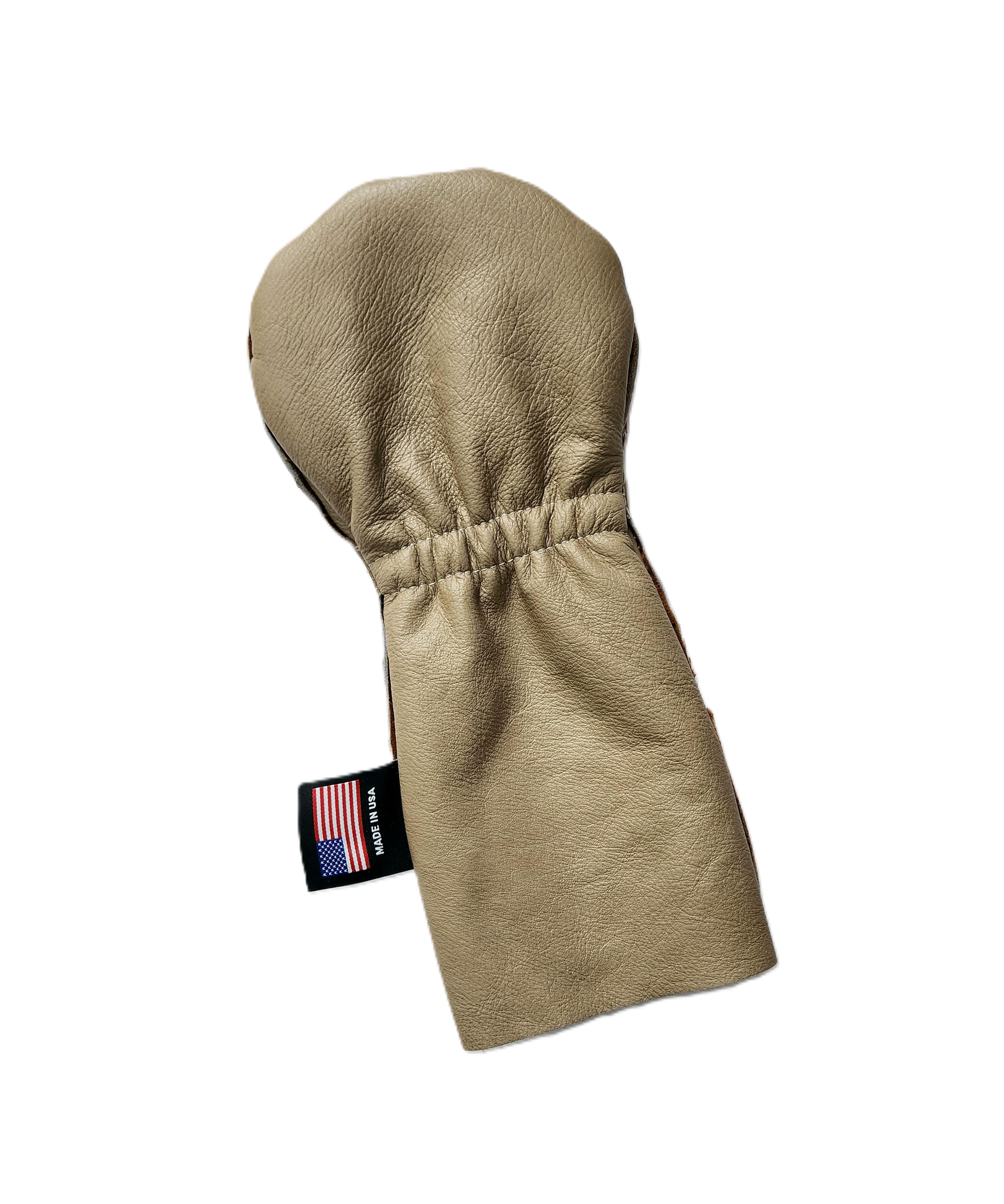 One-Of-A-Kind! Custom, Upcycled Baseball Glove Patchwork Fairway Wood Headcover - Robert Mark Golf