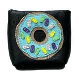 NEW! The Donut Tour Model, Black Mallet Putter Cover - Robert Mark Golf