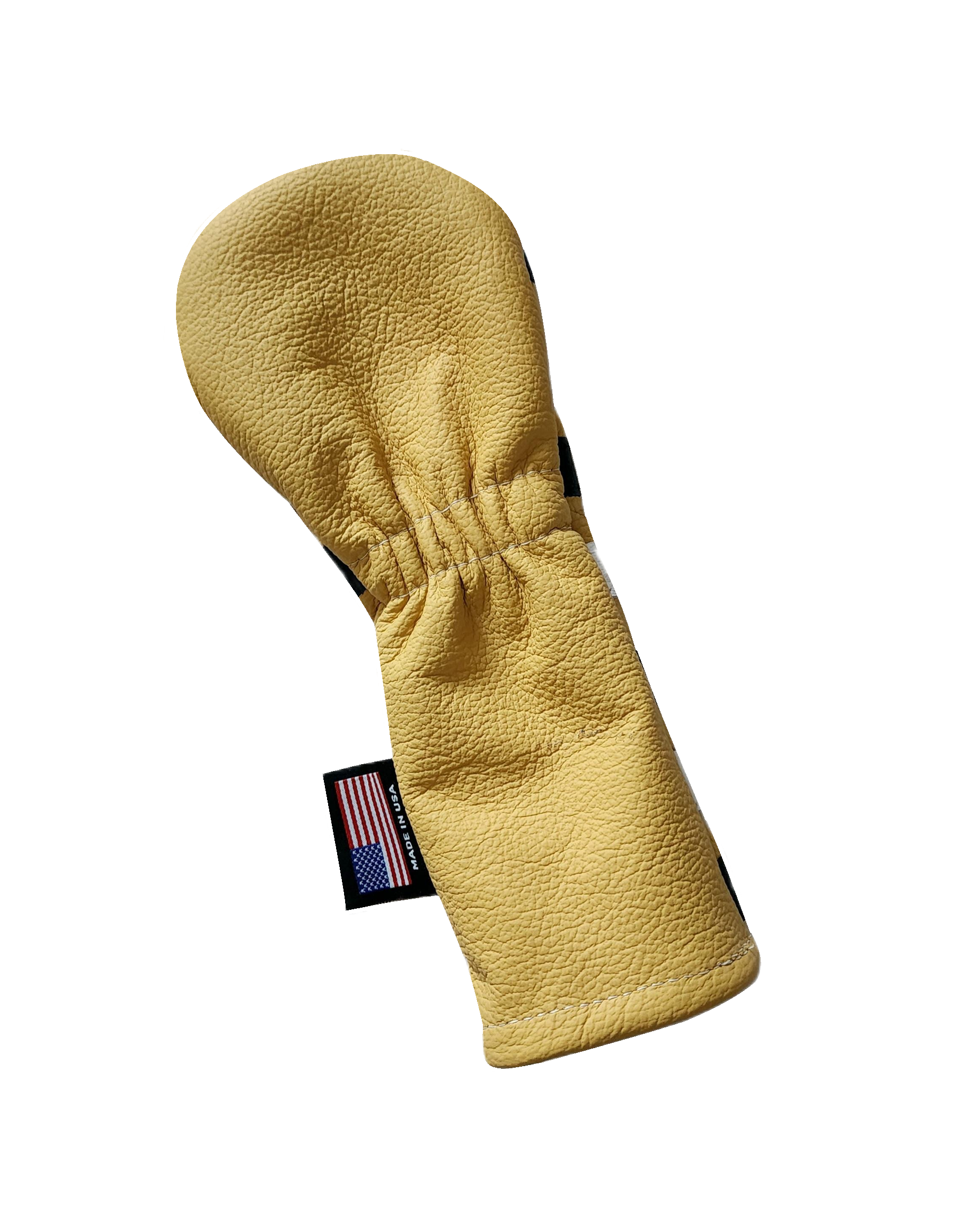 NEW! 1 Off! "Boston Bruins" inspired, hockey patch upcycle, hybrid headcover! - Robert Mark Golf