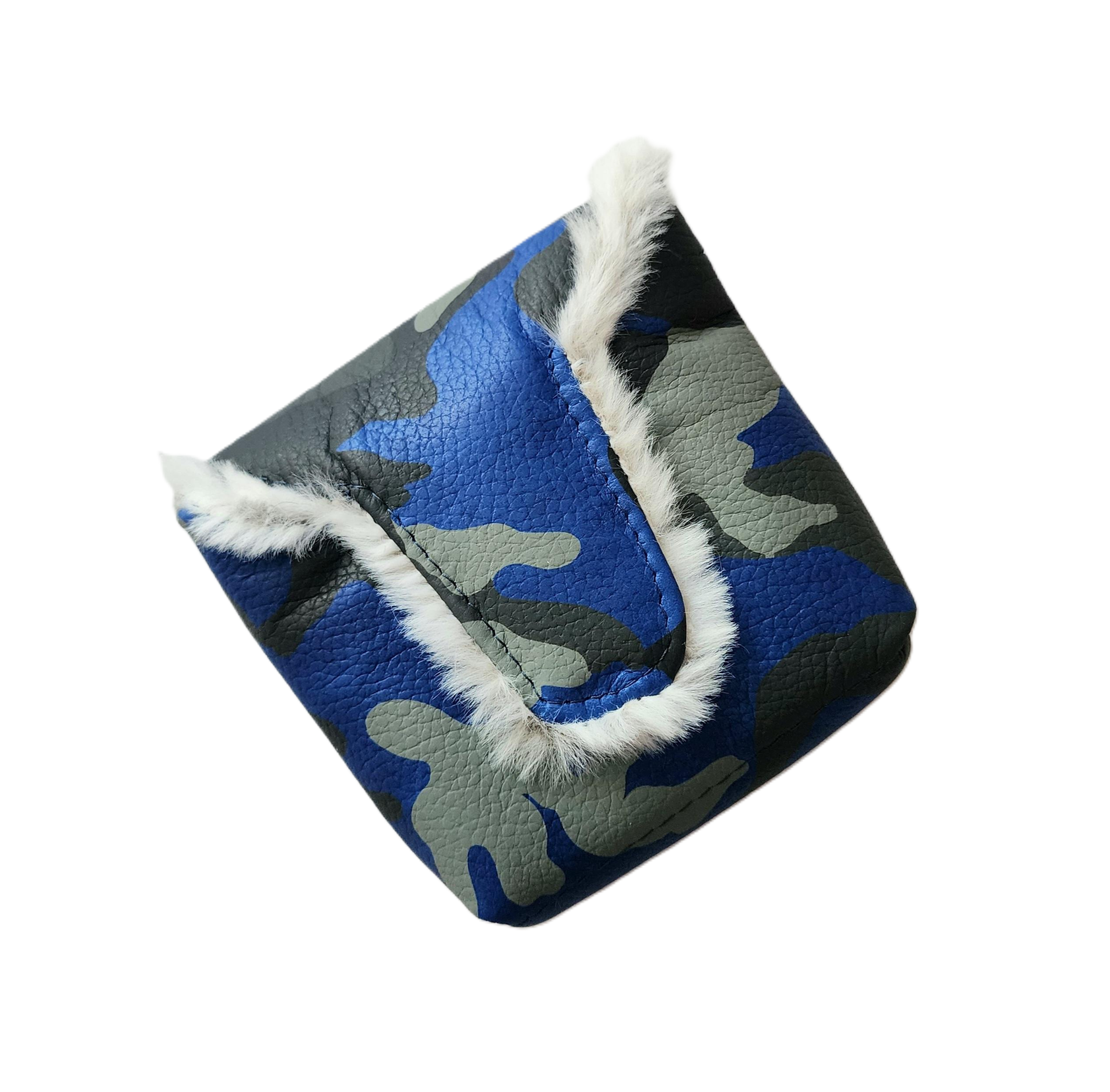 One-Of-A-Kind! RMG Tour Model Blue Camo Spider Mallet Putter Cover!