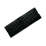 NEW! RMG "Murdered Out" Matte Black Alligator Embossed  Leather Cash Cover/ Wallet!