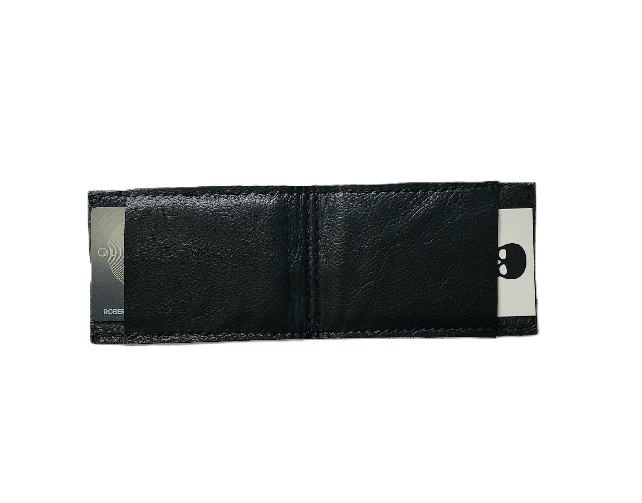 NEW! RMG "Murdered Out" Matte Black Alligator Embossed  Leather Cash Cover/ Wallet!