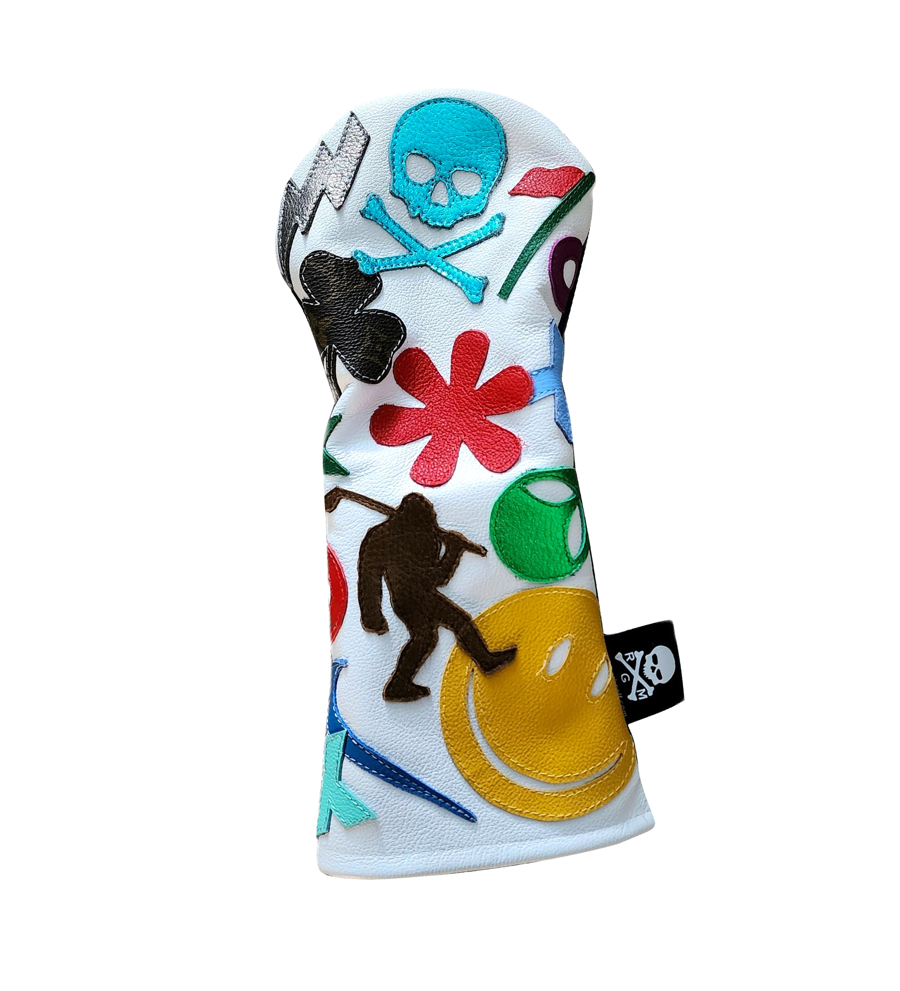 New! Rare! Limited Edition! The RMG Collage Driver Headcover - Robert Mark Golf