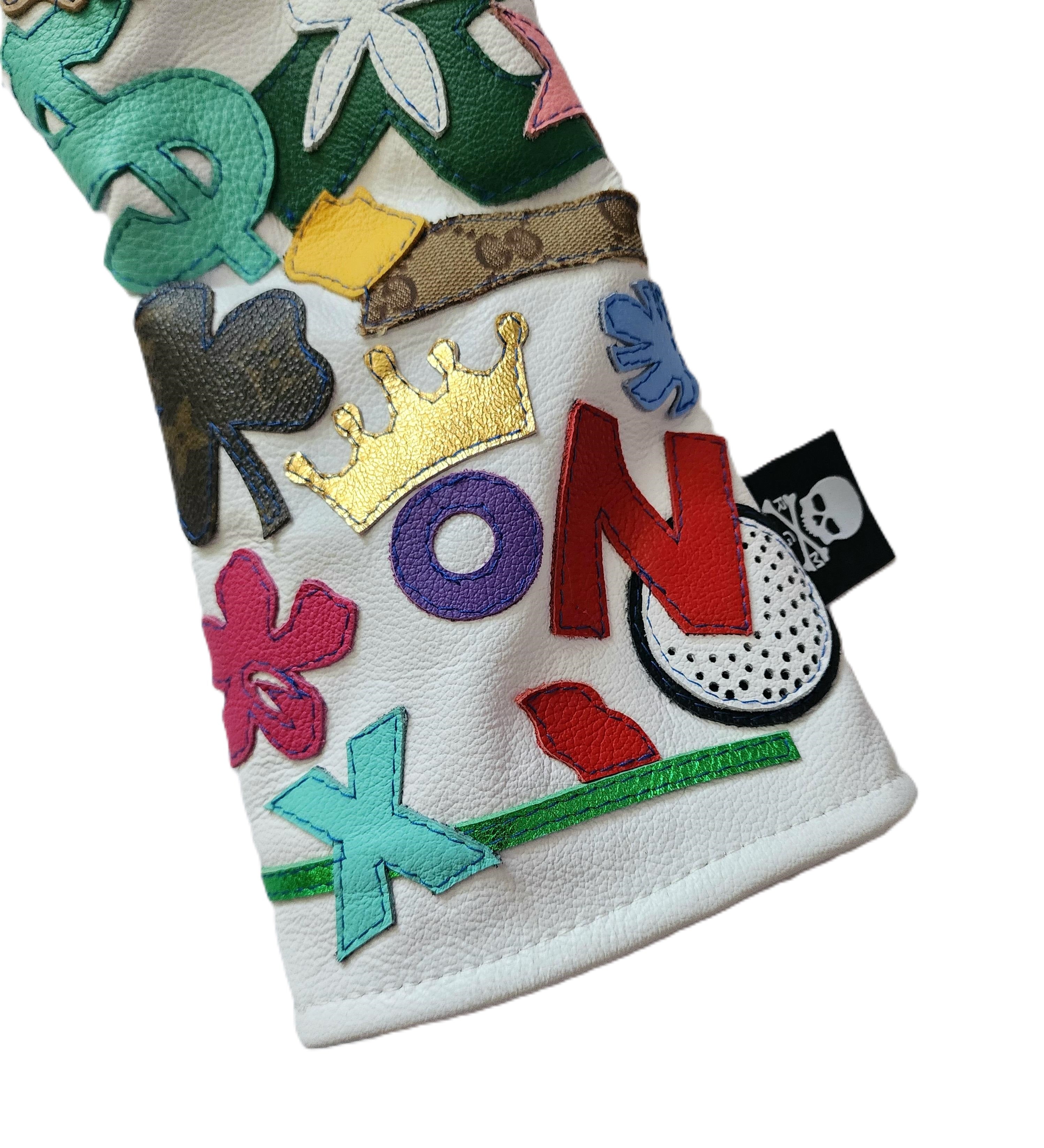 New + Rare! The RMG Collage Driver Headcover - Robert Mark Golf