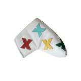 NEW! The RMG "Dancing X's" Blade / Mid Mallet Putter Headcover!