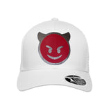 NEW! The RMG Red Demon Emoji Flexfit Snapback 110 Baseball Hat