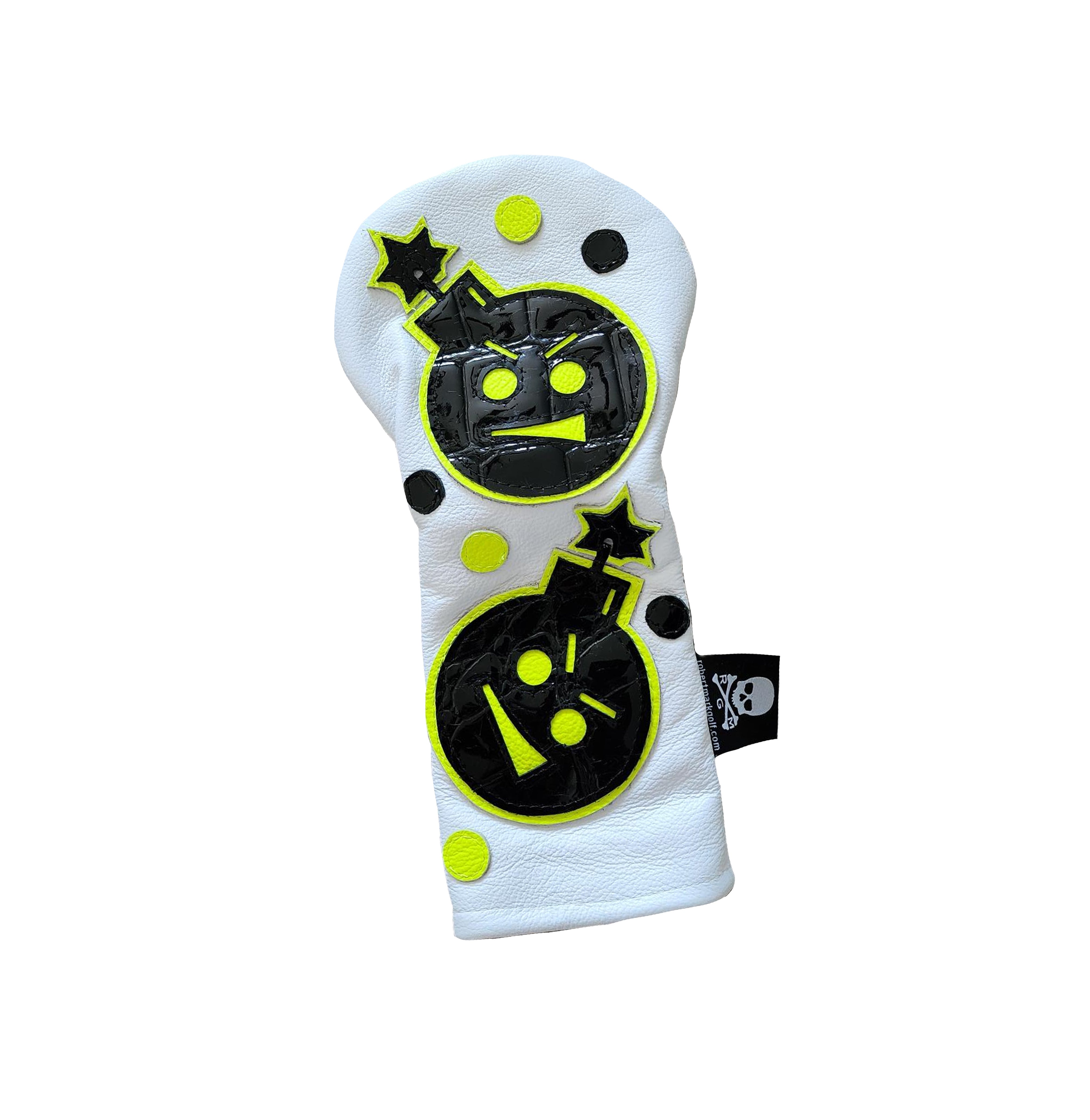 One-Of-A-Kind! Dancing Bombs Fairway Wood Headcover - Robert Mark Golf