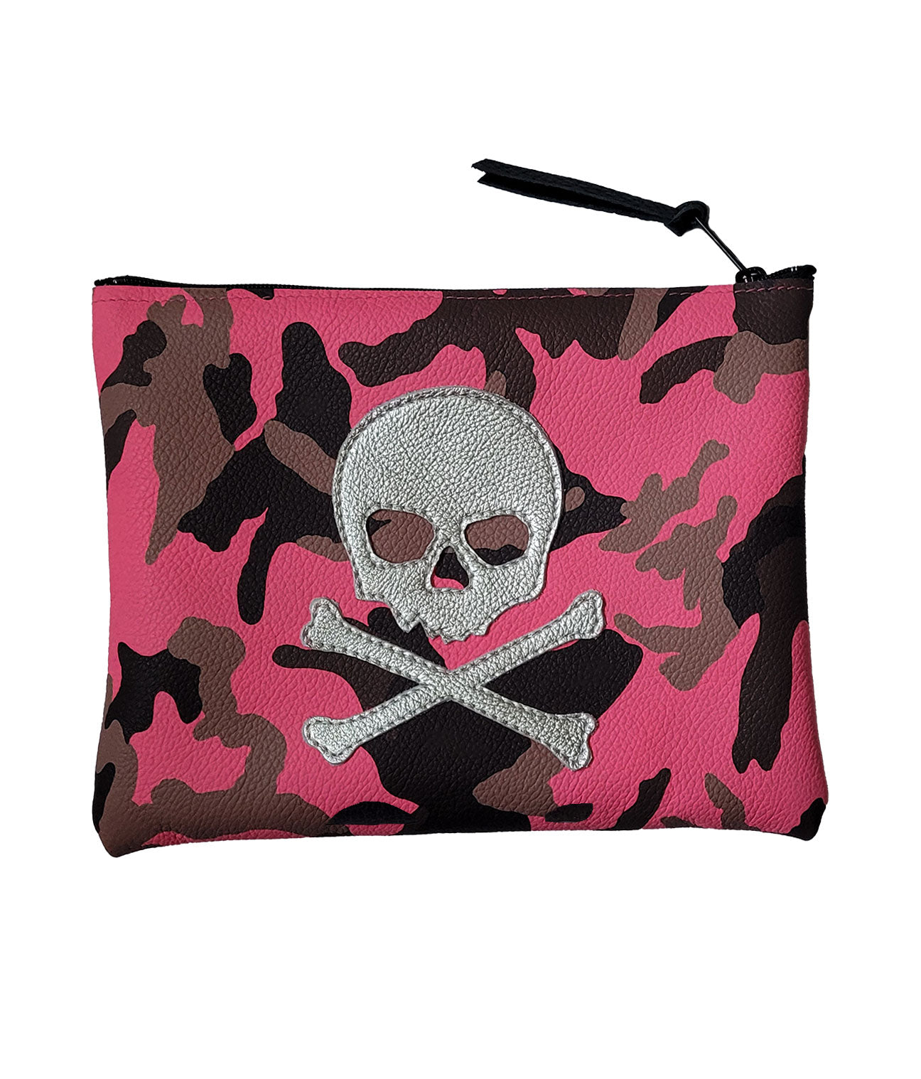 New! LTD Edition! Hot Pink Urban Camo Skull & Bones Valuables Bag - Robert Mark Golf