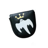 NEW! Custom "Ghost Crown" Putter Cover for the LAB Golf DF 3.1 or center shaft Cameron Mallet! - Robert Mark Golf