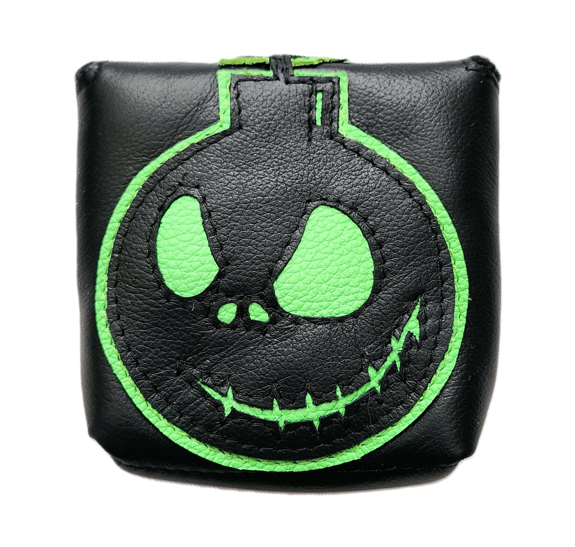 One of a Kind! The RMG Angry Bomb - Neon & Alligator mallet headcover. - Robert Mark Golf