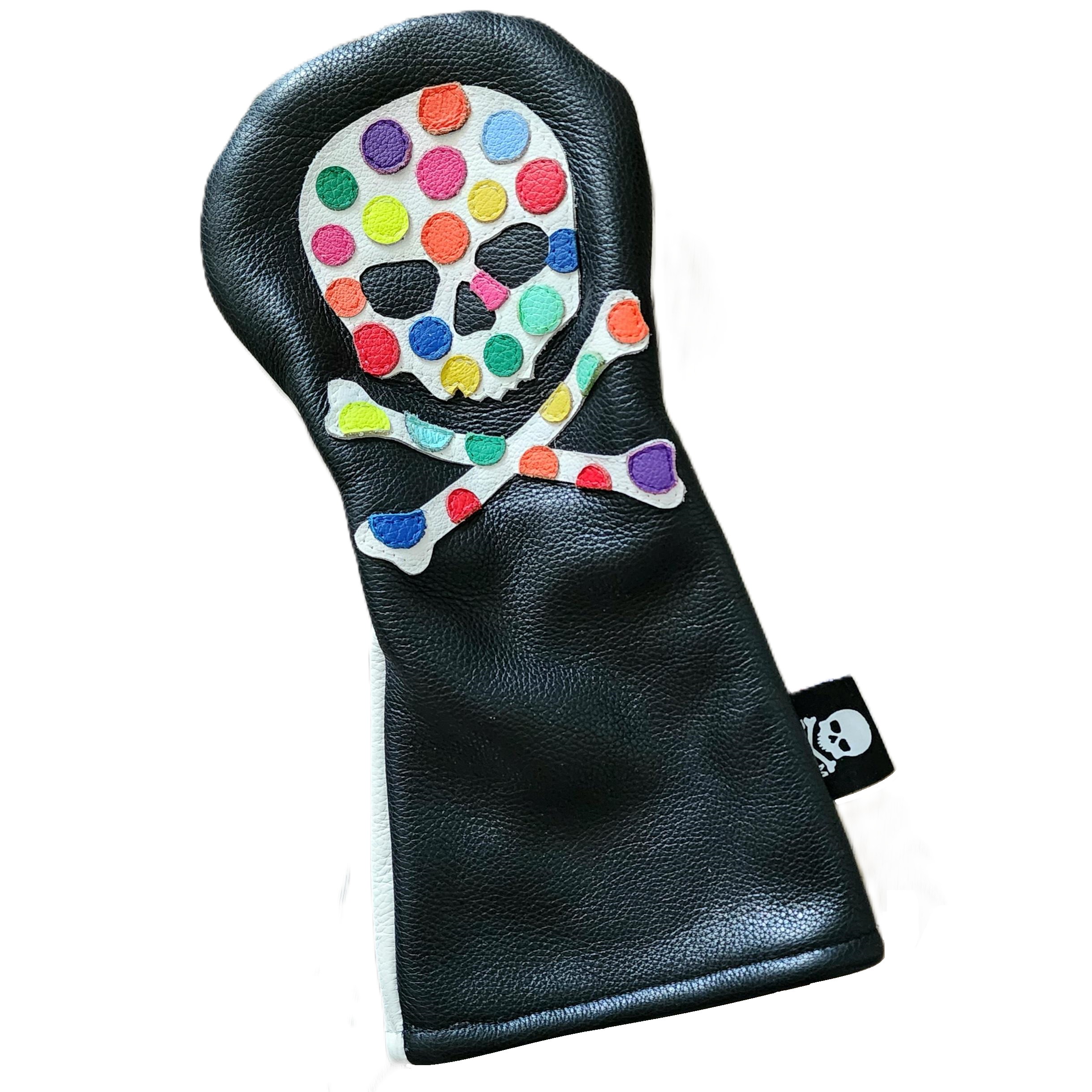 One-Of-A-Kind! "Gum Ball Skull & Bones" Driver Headcover - Robert Mark Golf
