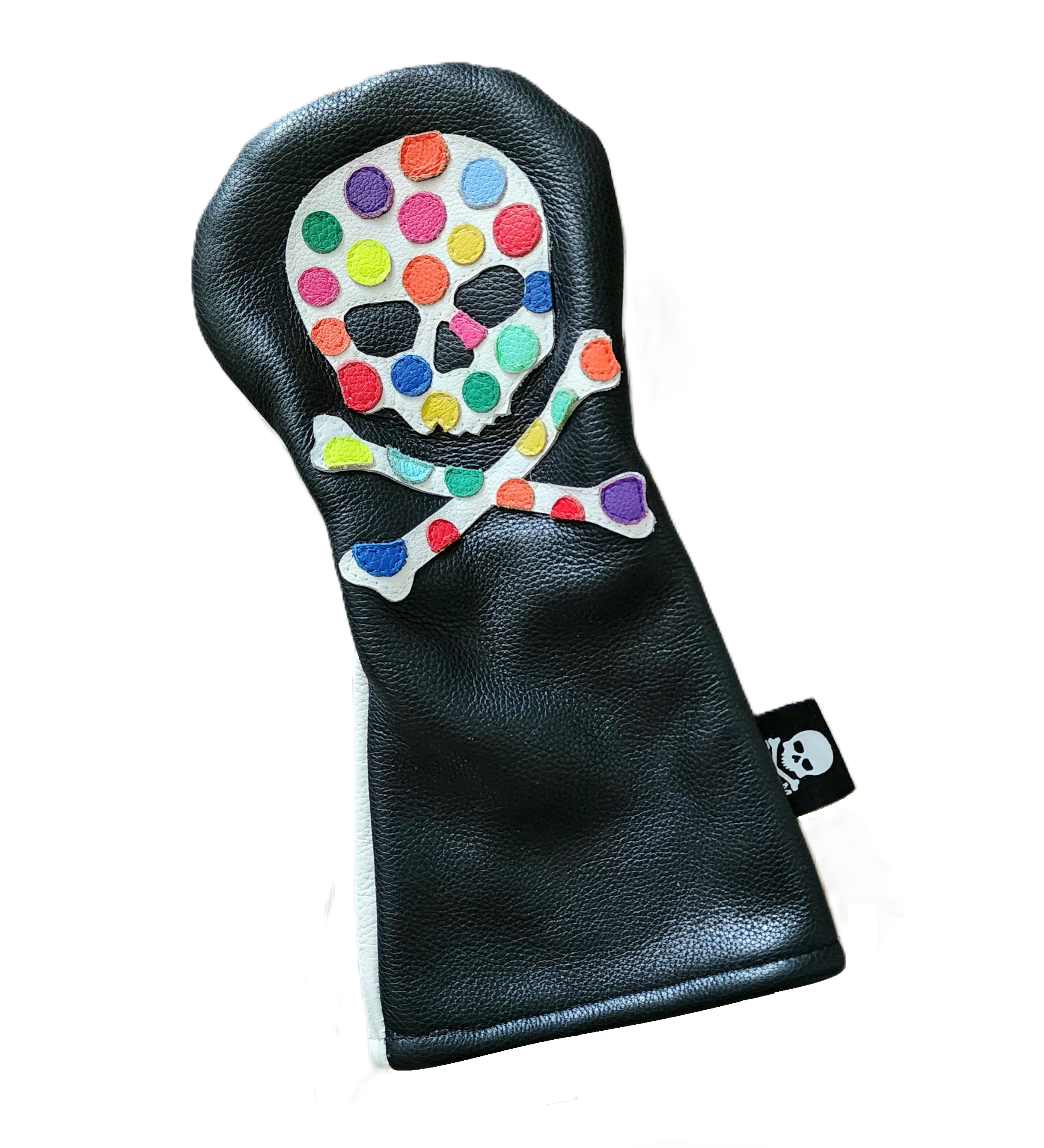 One-Of-A-Kind! "Gum Ball Skull & Bones" Driver Headcover - Robert Mark Golf