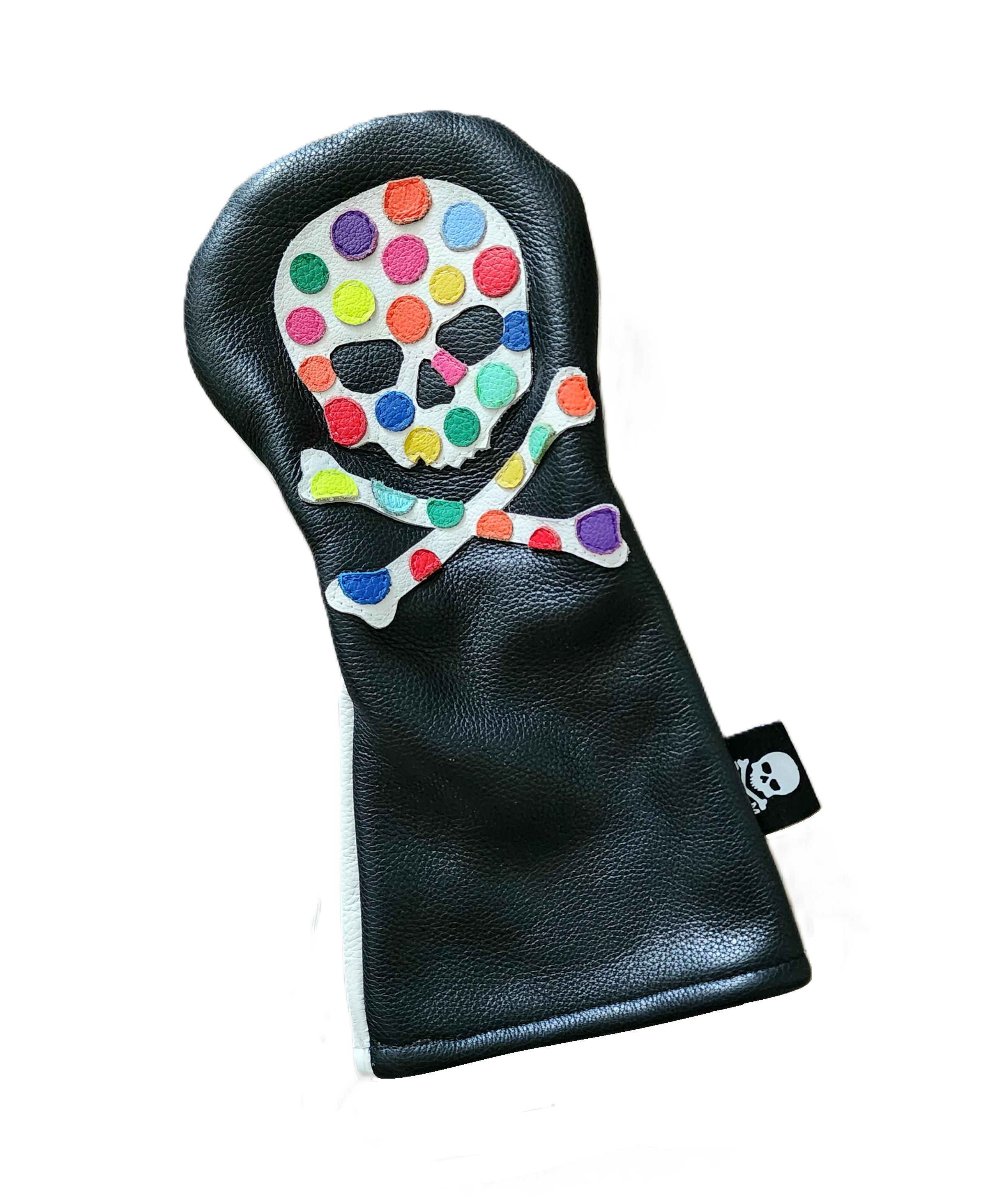 One-Of-A-Kind! "Gum Ball Skull & Bones" Driver Headcover - Robert Mark Golf
