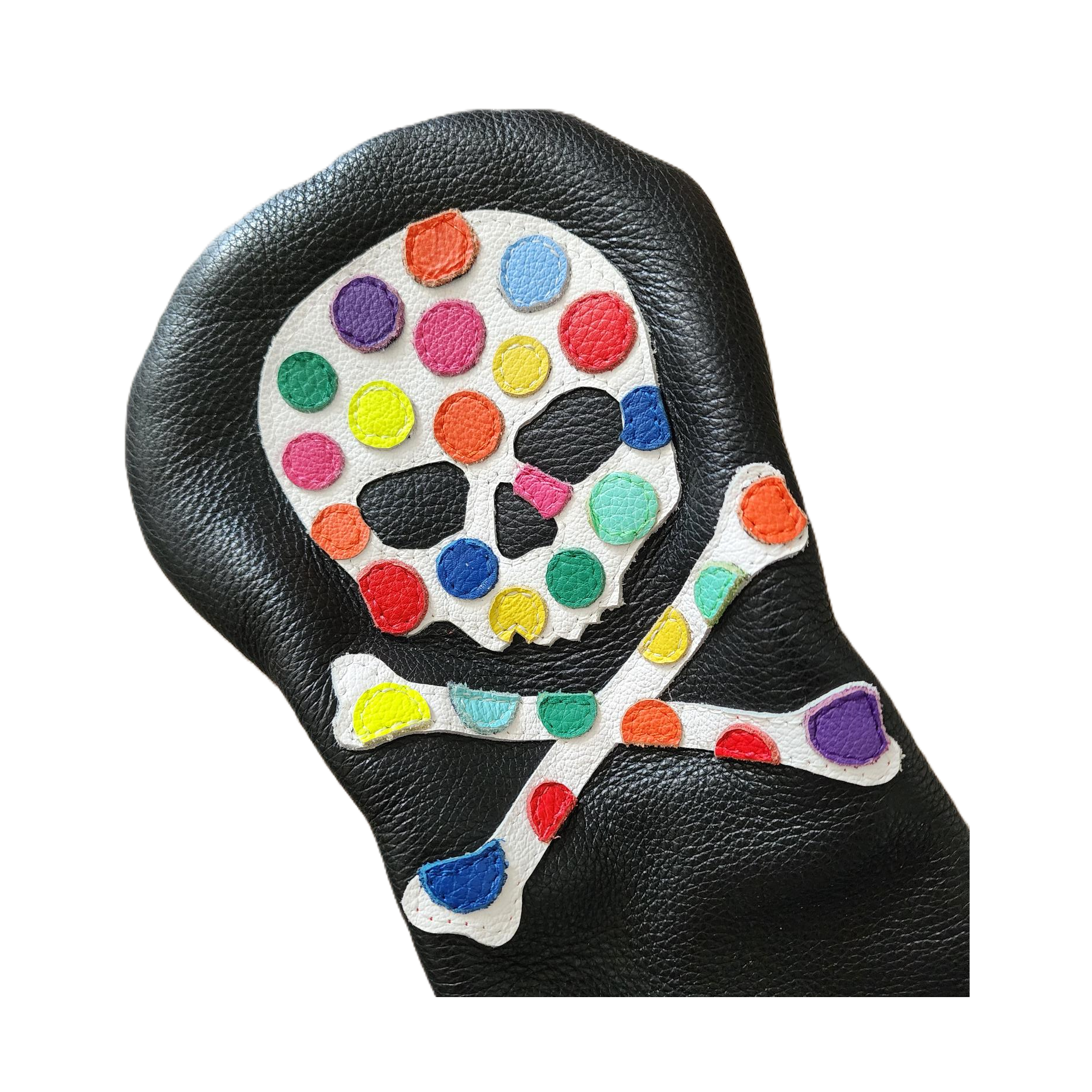 One-Of-A-Kind! "Gum Ball Skull & Bones" Driver Headcover - Robert Mark Golf