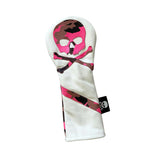 NEW! Hot Pink Urban Camo Skull & Bones & Stripe Fairway Wood Headcover