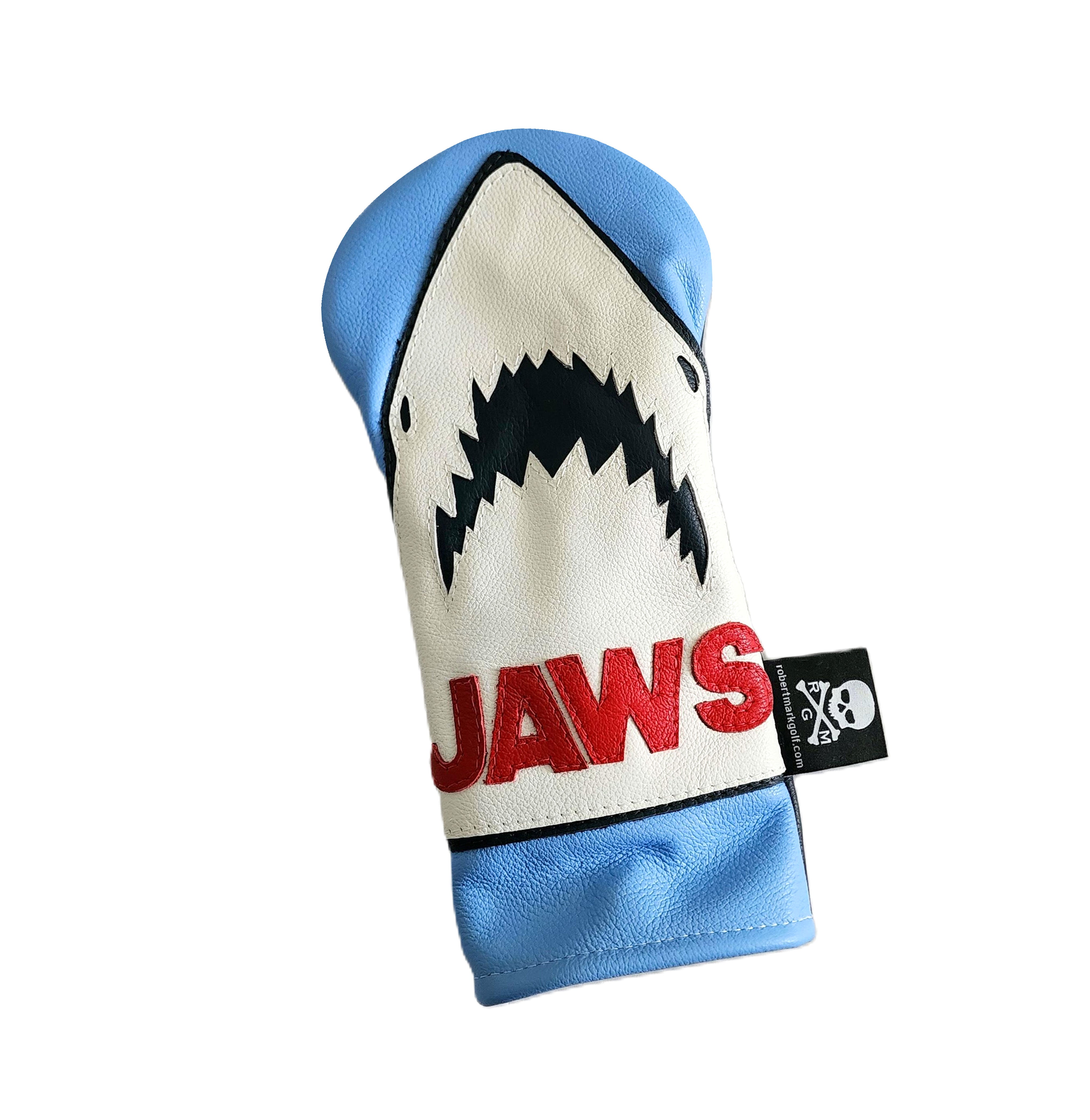 One Of A Kind! The "JAWS" Inspired, Great White Shark Fairway Wood Headcover! - Robert Mark Golf