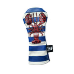 One-Of-A-Kind! The Rugby Stripe Alligator Lobster Fairway Wood Headcover - Robert Mark Golf