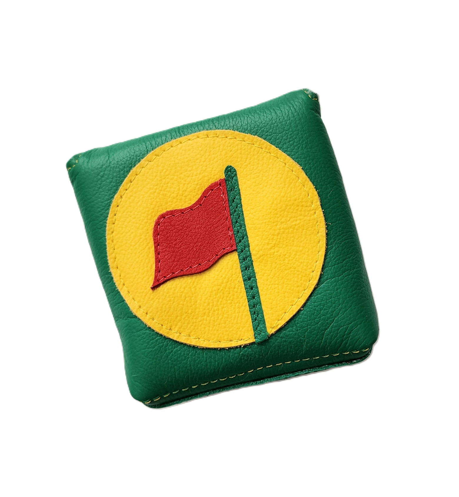 NEW! Masters Inspired! Pin Flag Mallet Putter Headcover! - Robert Mark Golf