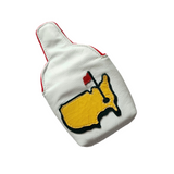 One of a kind!! Masters Inspired! Pin Flag, upcycled material, Mallet Putter Headcover!