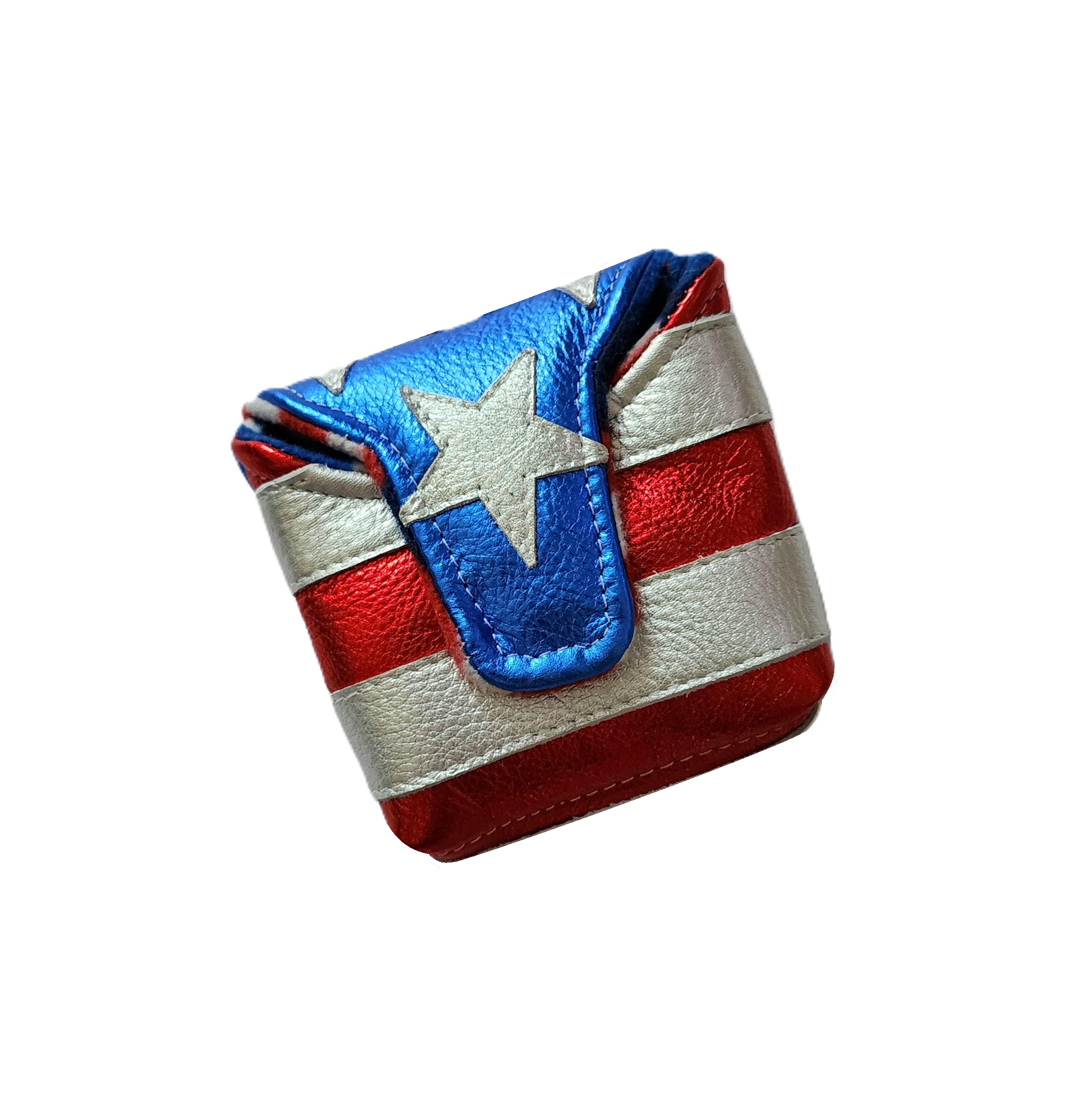 NEW! The Metallic USA FLAG Putter Headcover!
