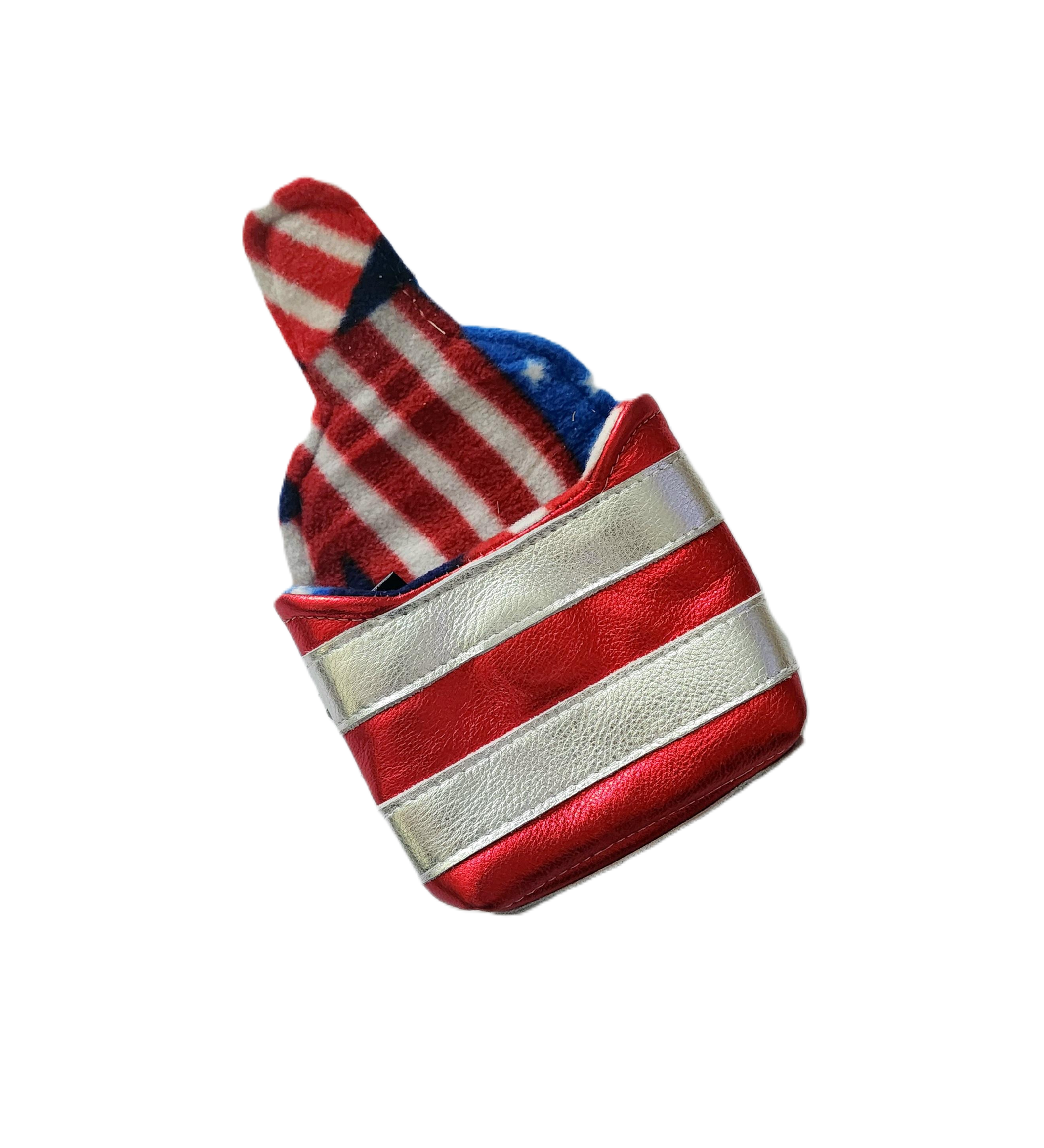 NEW! The Metallic USA FLAG Putter Headcover!