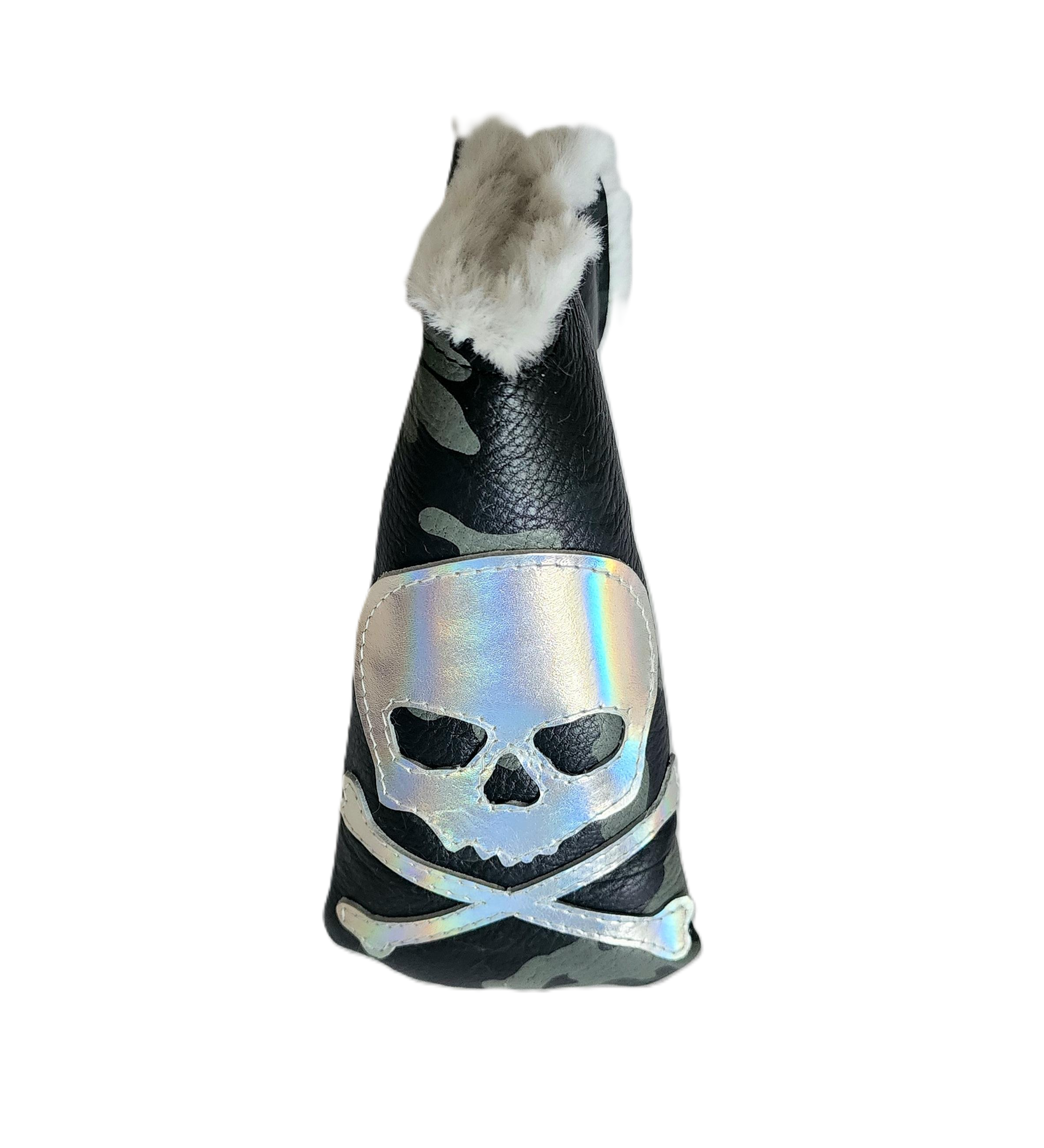 Limited Edition! Urban Camo, Mirror Skull & Bones Blade Putter Headcover! - Robert Mark Golf
