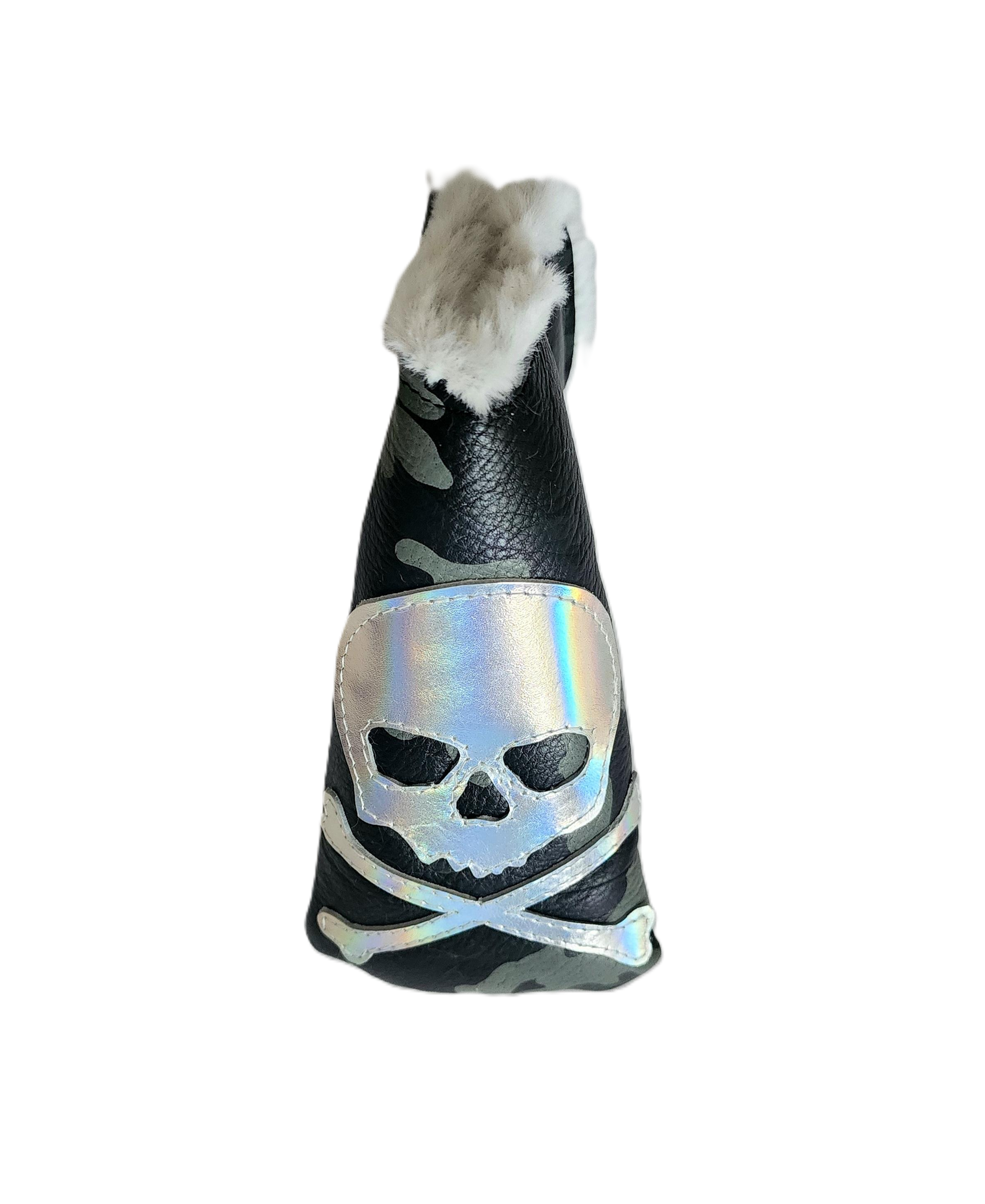 Limited Edition! Urban Camo, Mirror Skull & Bones Blade Putter Headcover! - Robert Mark Golf